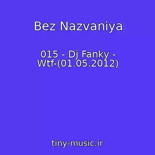 کاور آهنگ Bez Nazvaniya از 015 - Dj Fanky - Wtf-(01.05.2012)