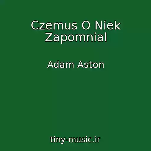 کاور آهنگ Czemus O Niek Zapomnial از Adam Aston
