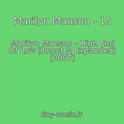 کاور آهنگ Marilyn Manson - 15 از Marilyn Manson - High End Of Low (Uncut & Expanded) (2007)
