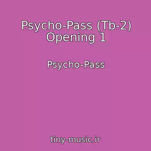 کاور آهنگ Psycho-Pass (Tb-2) Opening 1 از Psycho-Pass