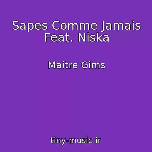 کاور آهنگ Sapes Comme Jamais Feat. Niska از Maitre Gims