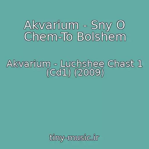 کاور آهنگ Akvarium - Sny O Chem-To Bolshem از Akvarium - Luchshee Chast 1 (Cd1) (2009)