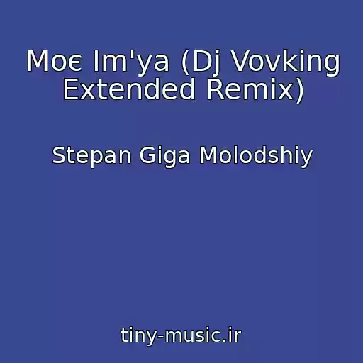 کاور آهنگ Moє Іm'ya (Dj Vovking Extended Remix) از Stepan Gіga Molodshiy