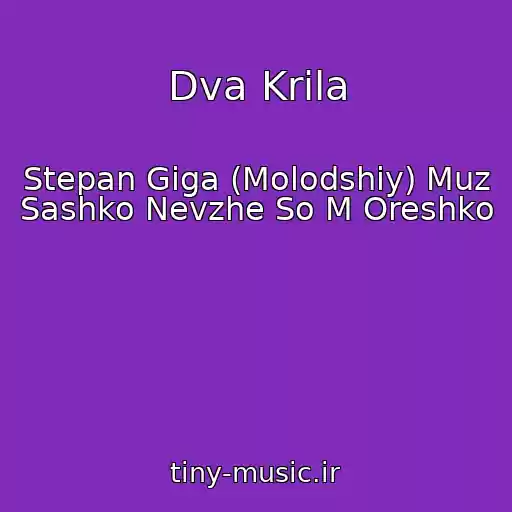 کاور آهنگ Dva Krila از Stepan Gіga (Molodshiy) Muz Sashko Nevzhe So M Oreshko