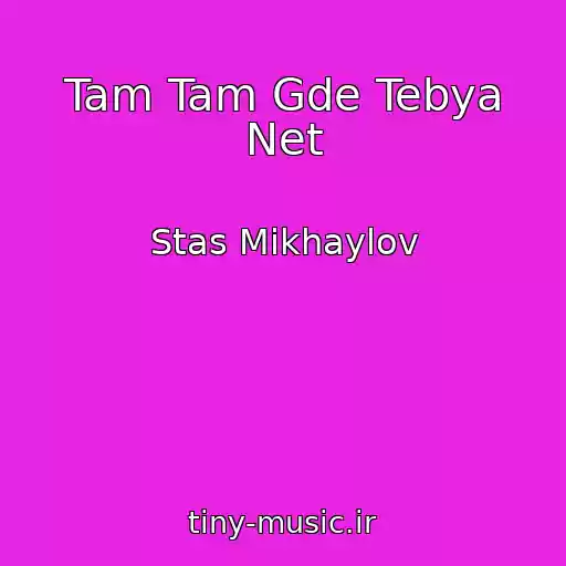 کاور آهنگ Tam Tam Gde Tebya Net از Stas Mikhaylov