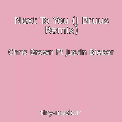 کاور آهنگ Next To You (J Bruus Remix) از Chris Brown Ft Justin Bieber