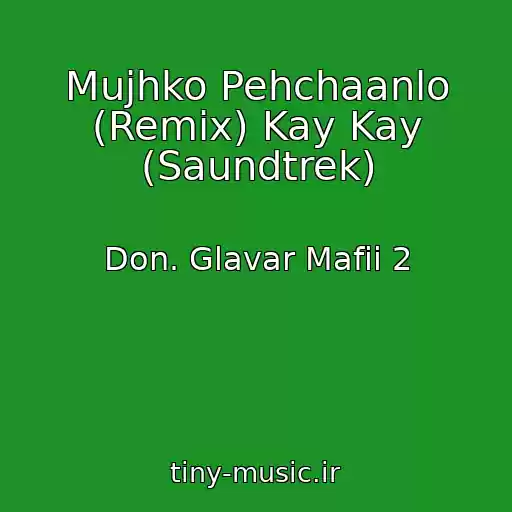 کاور آهنگ Mujhko Pehchaanlo (Remix) Kay Kay (Saundtrek) از Don. Glavar Mafii 2