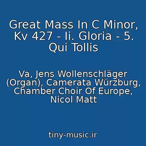کاور آهنگ Great Mass In C Minor, Kv 427 - Ii. Gloria - 5. Qui Tollis از Va, Jens Wollenschläger (Organ), Camerata Würzburg, Chamber Choir Of Europe, Nicol Matt