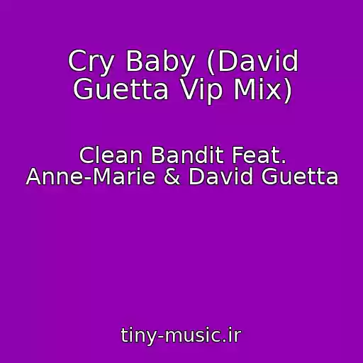 کاور آهنگ Cry Baby (David Guetta Vip Mix) از Clean Bandit Feat. Anne-Marie & David Guetta