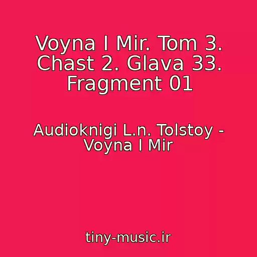 کاور آهنگ Voyna I Mir. Tom 3. Chast 2. Glava 33. Fragment 01 از Audioknigi L.n. Tolstoy - Voyna I Mir