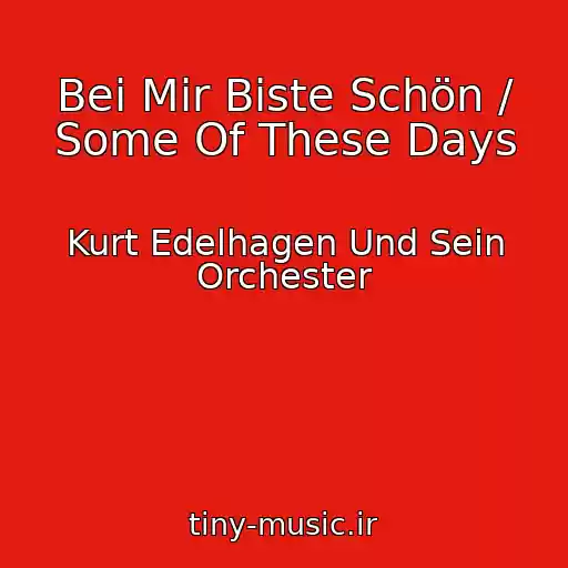 کاور آهنگ Bei Mir Biste Schön / Some Of These Days از Kurt Edelhagen Und Sein Orchester