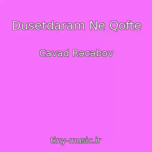 کاور آهنگ Dusetdaram Ne Qofte از Cavad Rəcəbov