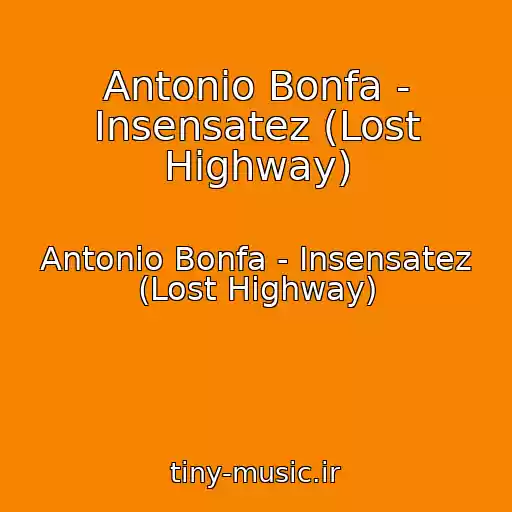 کاور آهنگ Antonio Bonfa - Insensatez (Lost Highway) از Antonio Bonfa - Insensatez (Lost Highway)