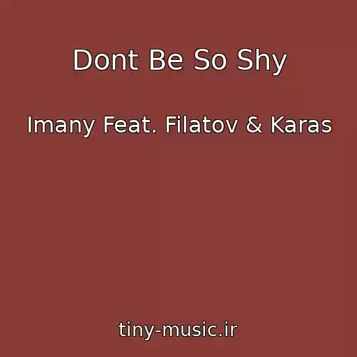 کاور آهنگ Dont Be So Shy از Imany Feat. Filatov & Karas