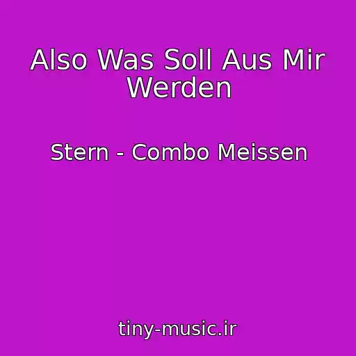 کاور آهنگ Also Was Soll Aus Mir Werden از Stern - Combo Meissen