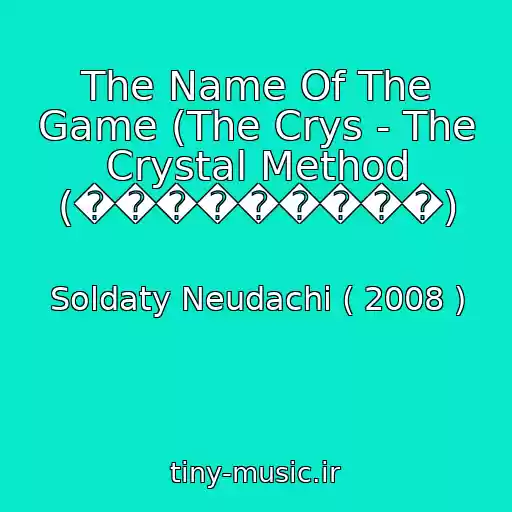 کاور آهنگ The Name Of The Game (The Crys - The Crystal Method (���������) از Soldaty Neudachi ( 2008 )