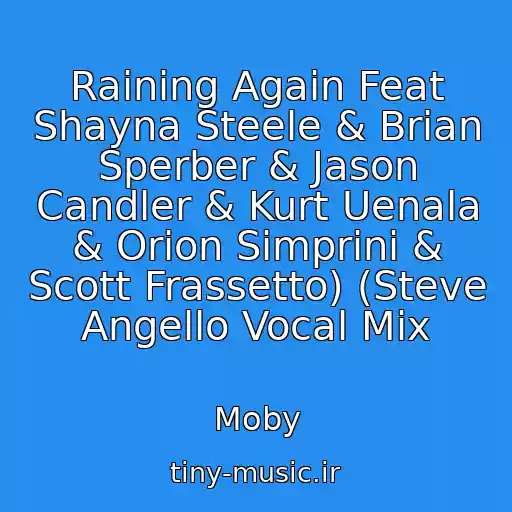 کاور آهنگ Raining Again Feat Shayna Steele & Brian Sperber & Jason Candler & Kurt Uenala & Orion Simprini & Scott Frassetto) (Steve Angello Vocal Mix از Moby