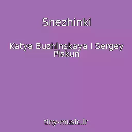 کاور آهنگ Snezhinki از Katya Buzhinskaya I Sergey Piskun