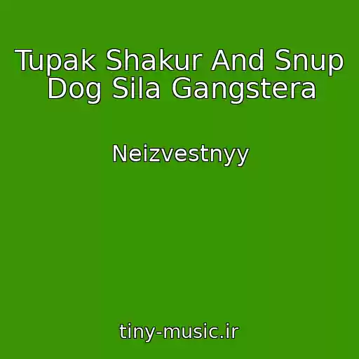 کاور آهنگ Tupak Shakur And Snup Dog Sila Gangstera از Neizvestnyy