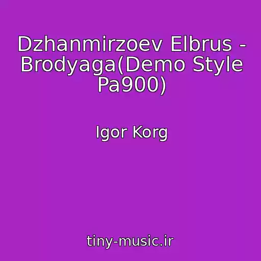 کاور آهنگ Dzhanmirzoev Elbrus - Brodyaga(Demo Style Pa900) از Igor Korg