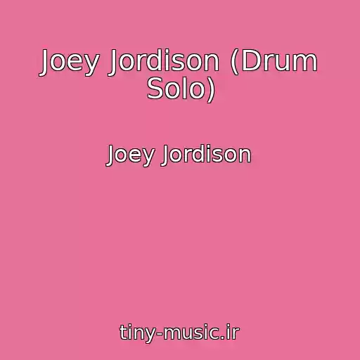 کاور آهنگ Joey Jordison (Drum Solo) از Joey Jordison