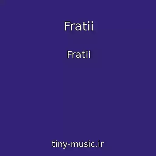 کاور آهنگ Fratii از Fratii