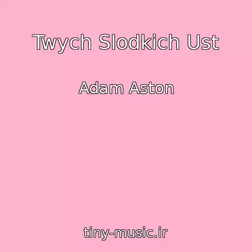 کاور آهنگ Twych Slodkich Ust از Adam Aston
