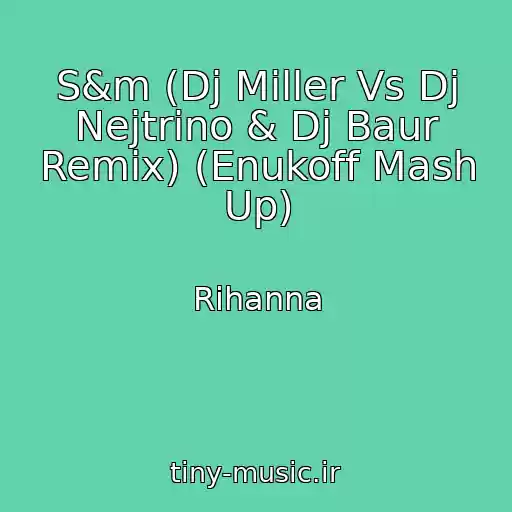 کاور آهنگ S&m (Dj Miller Vs Dj Nejtrino & Dj Baur Remix) (Enukoff Mash Up) از Rihanna