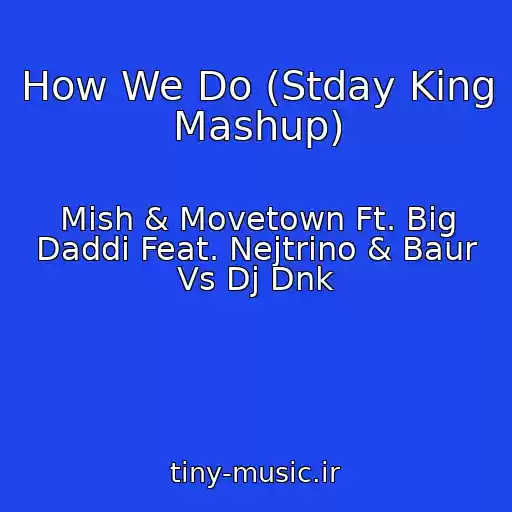 کاور آهنگ How We Do (Stday King Mashup) از Mish & Movetown Ft. Big Daddi Feat. Nejtrino & Baur Vs Dj Dnk