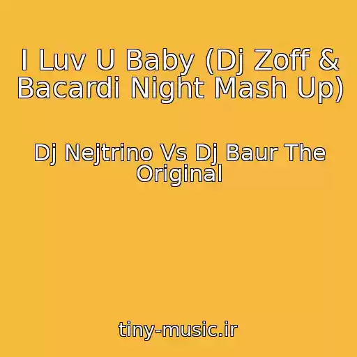 کاور آهنگ I Luv U Baby (Dj Zoff & Bacardi Night Mash Up) از Dj Nejtrino Vs Dj Baur The Original