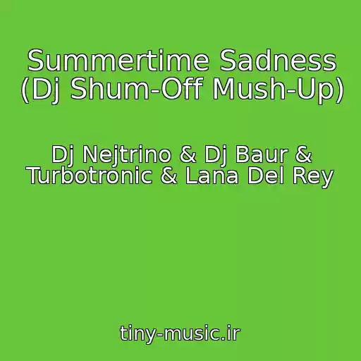 کاور آهنگ Summertime Sadness (Dj Shum-Off Mush-Up) از Dj Nejtrino & Dj Baur & Turbotronic & Lana Del Rey