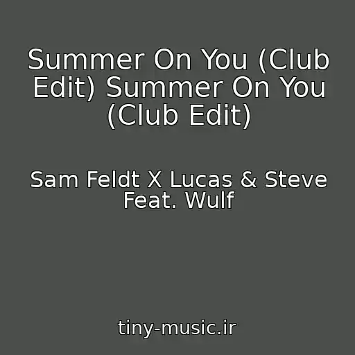 کاور آهنگ Summer On You (Club Edit) Summer On You (Club Edit) از Sam Feldt X Lucas & Steve Feat. Wulf