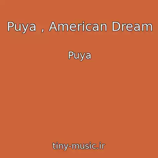 کاور آهنگ Puya , American Dream از Puya