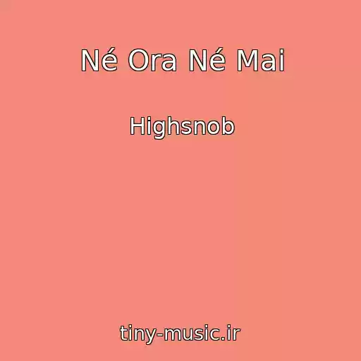 کاور آهنگ Né Ora Né Mai از Highsnob