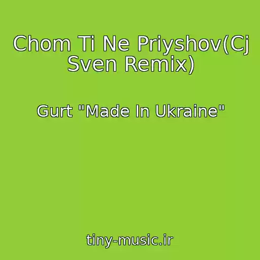 کاور آهنگ Chom Ti Ne Priyshov(Cj Sven Remix) از Gurt "Made In Ukraine"