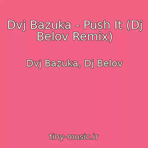 کاور آهنگ Dvj Bazuka - Push It (Dj Belov Remix) از Dvj Bazuka, Dj Belov