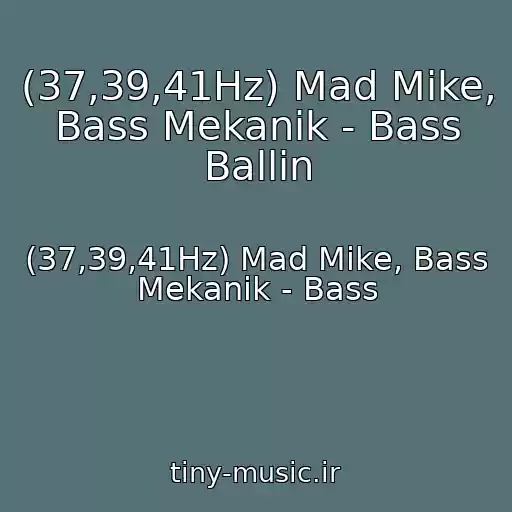 کاور آهنگ (37,39,41Hz) Mad Mike, Bass Mekanik - Bass Ballin از (37,39,41Hz) Mad Mike, Bass Mekanik - Bass