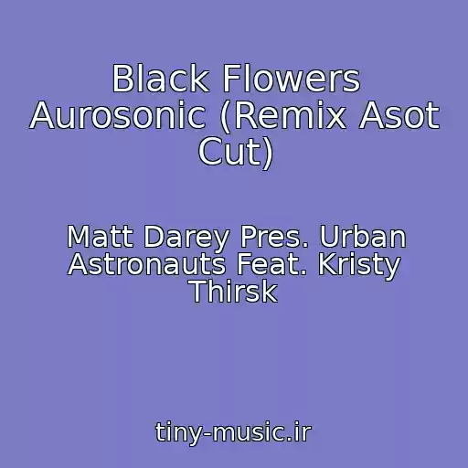 کاور آهنگ Black Flowers Aurosonic (Remix Asot Cut) از Matt Darey Pres. Urban Astronauts Feat. Kristy Thirsk