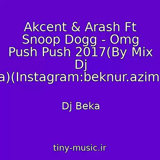 کاور آهنگ Akcent & Arash Ft Snoop Dogg - Omg Push Push 2017(By Mix Dj Beka)(Instagram:beknur.azimbek) از Dj Beka