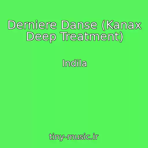 کاور آهنگ Derniere Danse (Kanax Deep Treatment) از Indila