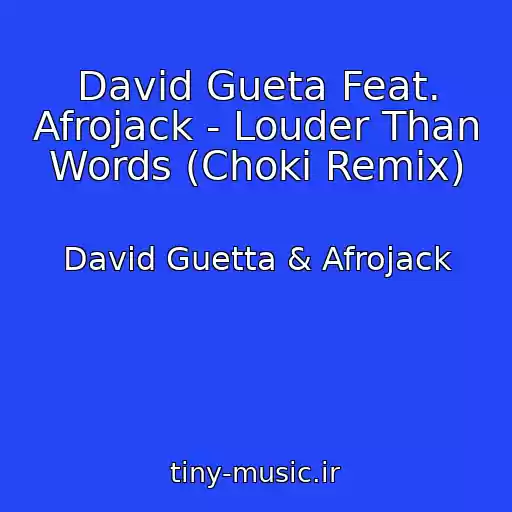 کاور آهنگ David Gueta Feat. Afrojack - Louder Than Words (Choki Remix) از David Guetta & Afrojack