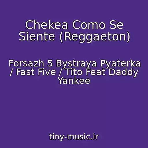 کاور آهنگ Chekea Como Se Siente (Reggaeton) از Forsazh 5 Bystraya Pyaterka / Fast Five / Tito Feat Daddy Yankee