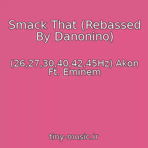 کاور آهنگ Smack That (Rebassed By Danonino) از (26,27,30,40,42,45Hz) Akon Ft. Eminem