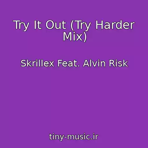کاور آهنگ Try It Out (Try Harder Mix) از Skrillex Feat. Alvin Risk