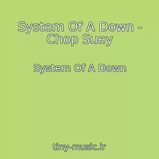 کاور آهنگ System Of A Down - Chop Suey از System Of A Down