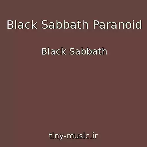 کاور آهنگ Black Sabbath Paranoid از Black Sabbath