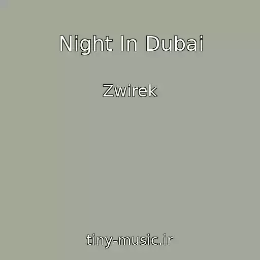 کاور آهنگ Night In Dubai از Zwirek