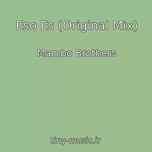 کاور آهنگ Eso Es (Original Mix) از Mambo Brothers