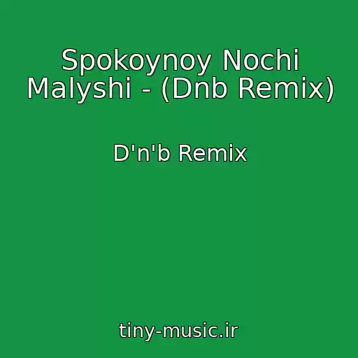 کاور آهنگ Spokoynoy Nochi Malyshi - (Dnb Remix) از D'n'b Remix