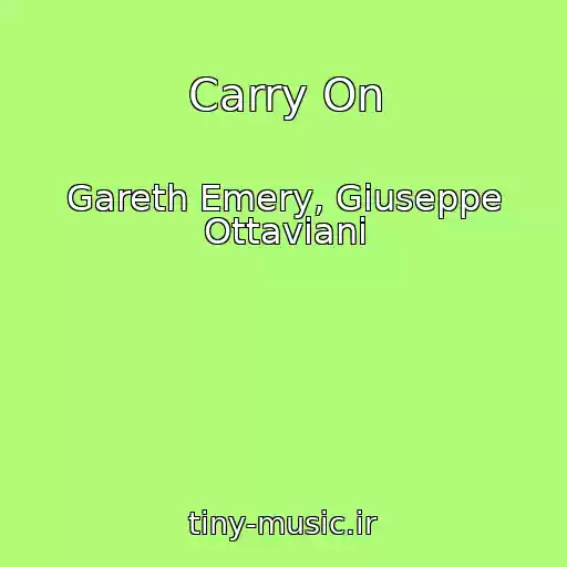 کاور آهنگ Carry On از Gareth Emery, Giuseppe Ottaviani